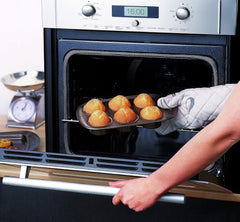 Pyrex BANDEJA 6 MAGDALENAS ASYMETRIA PX Muffinformchen, Metall, Bunt, 6 Magdalena Forme og bageplader Naty Shop