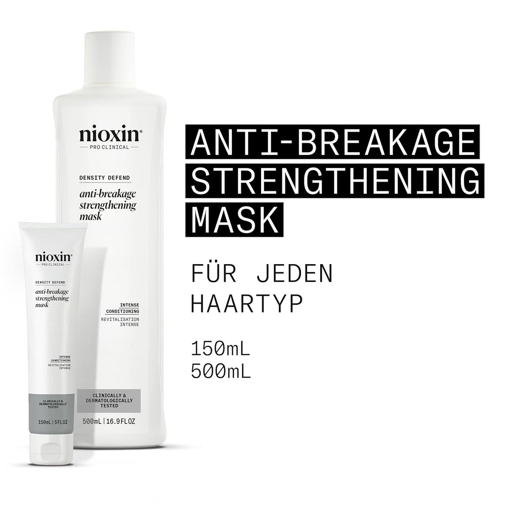 Nioxin Density Defend Anti-Breakage Strengthening Hair Mask - Mască de păr hidratantă împotriva ruperii părului, îngrijire a părului leave-in cu vitamina C Masca de par Naty Shop