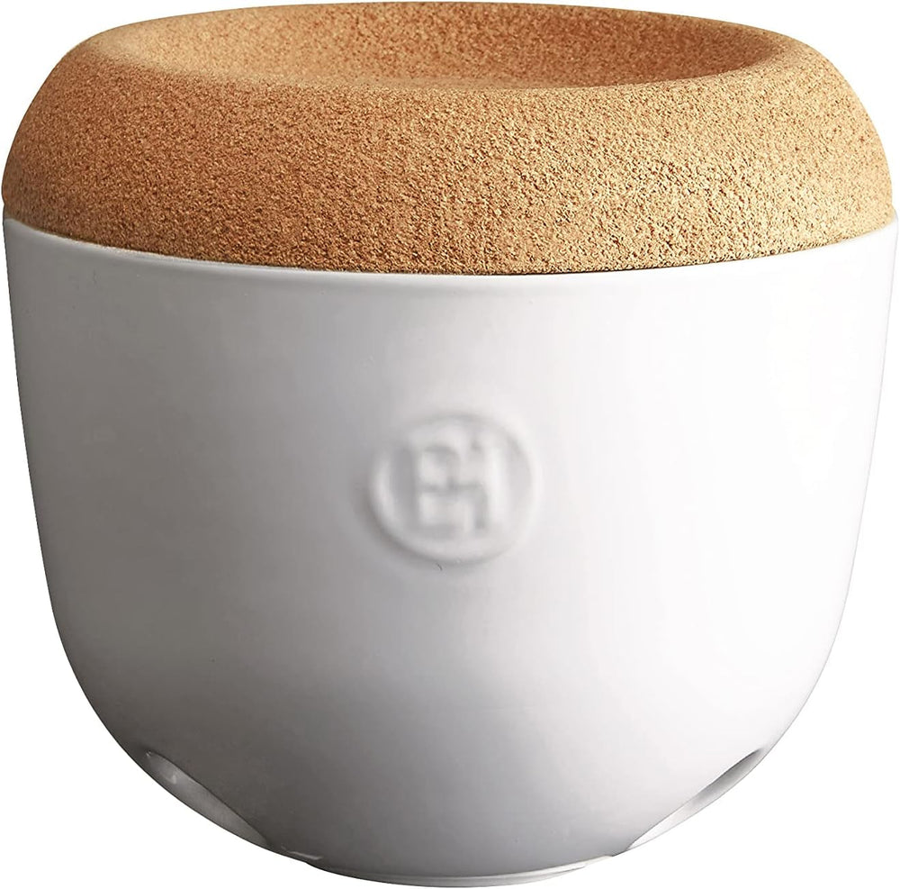 EH348763 Oală pentru usturoi, ceramică, 14.6 x 14.6 x 13.4 cm, ceramică, Grand Cru, 14.6 x 14.6 x 13.4 cm Cutii depozitare alimente Naty Shop Culoare crem