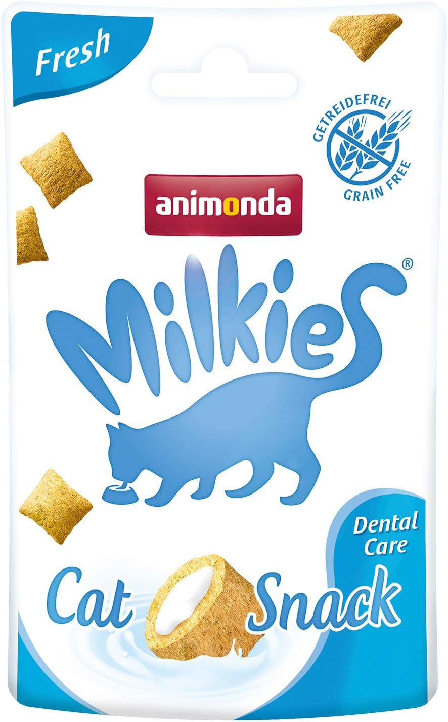 Animonda Milkies Selection (20 cupe À 15 G), lapte de pisică ușor digerabil pentru pisici adulte, pachet valoric practic cu 20 de cupe de lapte de pisică, gustare cu lapte fără soia și zahăr