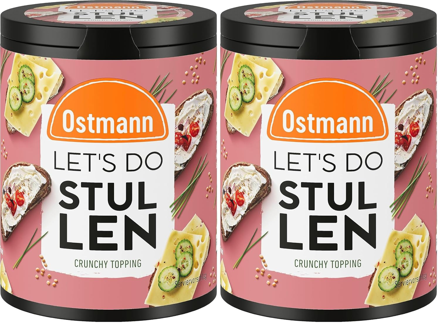 Ostmann Gewürze - Let's Do Avocado | Gewürzsalz für Avocado, Guacamole eller Bowls | Crunchy Topping med Gewürzen, Kräutern og schwarzem Sesam | 70 g i Metalldose genbrugsbar