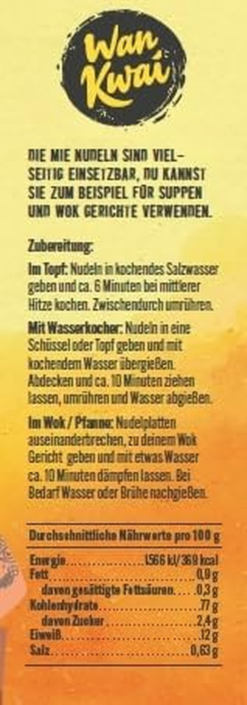 Wan Kwai Mie Nudler 250g: Alsidig i supper og wokretter, hurtigt tilberedt på 6 minutter, opdag smagen af ​​det asiatiske køkken og nyd godt af råvarer af høj kvalitet.