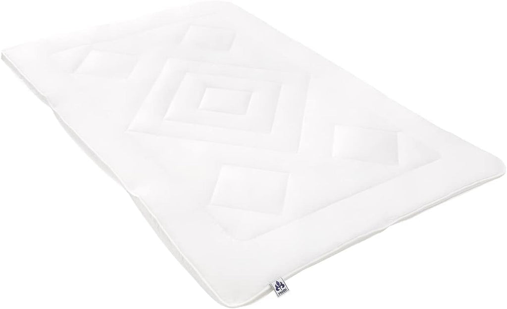 Plapumă Irisette Noblesse pentru toate anotimpurile - Made in Germany - Cuvertură cu capac din bumbac pur, 135 X 200 Cm, certificat Ã-ko-Tex Plapumi si pilote Naty Shop Singur 155 cm X 200 cm 4 sezoane