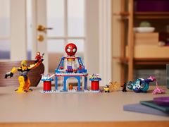 LEGO Marvel Sediul central al echipei lui Spidey, Spider-Man jucărie cu vehicul și Mech, cadou pentru băieți și fete de la 4 ani, care sunt fani ai serialului TV Spidey și super prietenii săi 10794 Seturi de constructie Besuche den LEGO-Store