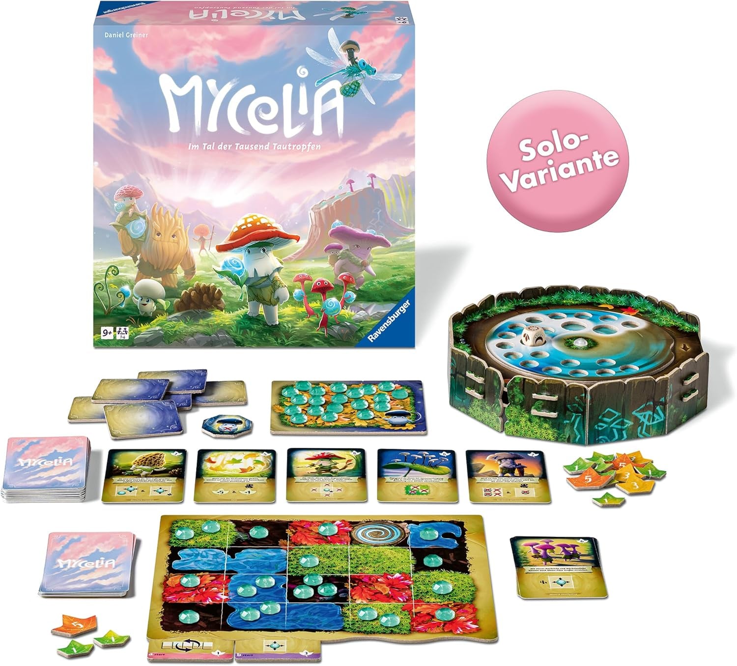 Ravensburger 27489 - Mycelia - Family Deck Building Game, Brætspil for voksne og børn 9+ - Simpelt strategispil for 1-4 spillere