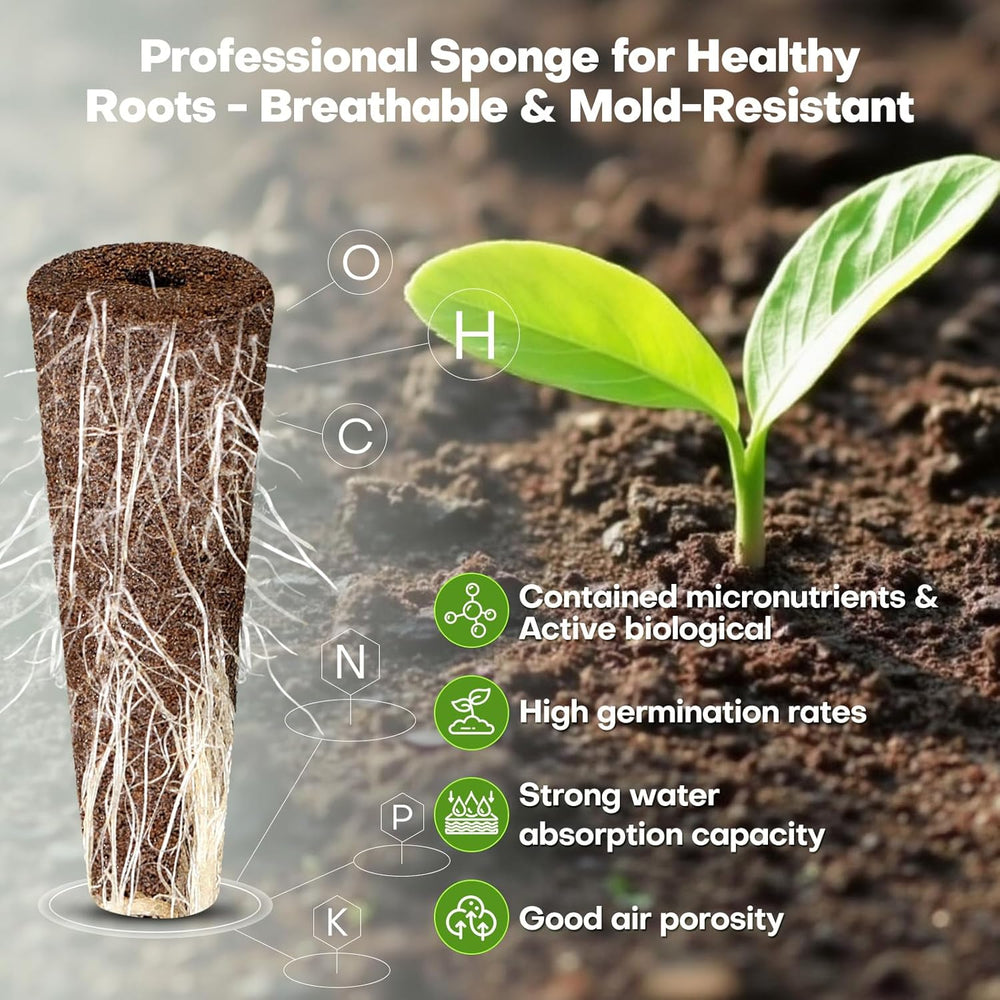 40 stk. Indendørs Havearbejde Hydroponic Grow System Frøkapsel Sæt - Almindelig