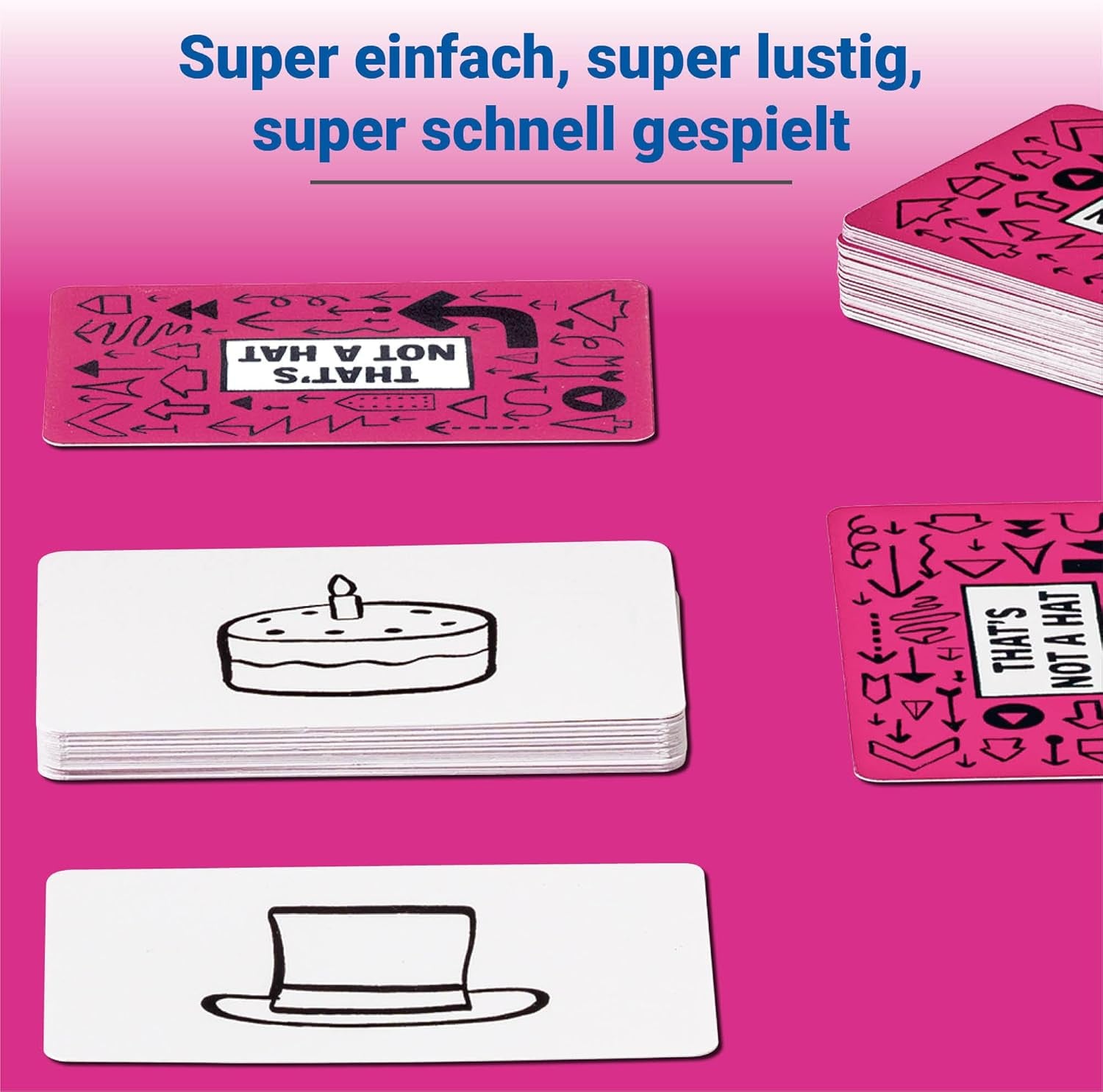 Ravensburger - 20954 That's Not a Hat - Festspil, Kortspil for 3-8 spillere, Sjov underholdning for 8 år og opefter - Fødselsdagsgaver