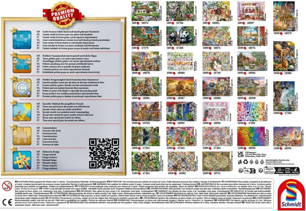 Schmidt Spiele 58390 Câine selfie, puzzle jigsaw 500 piese Puzzle Naty Shop