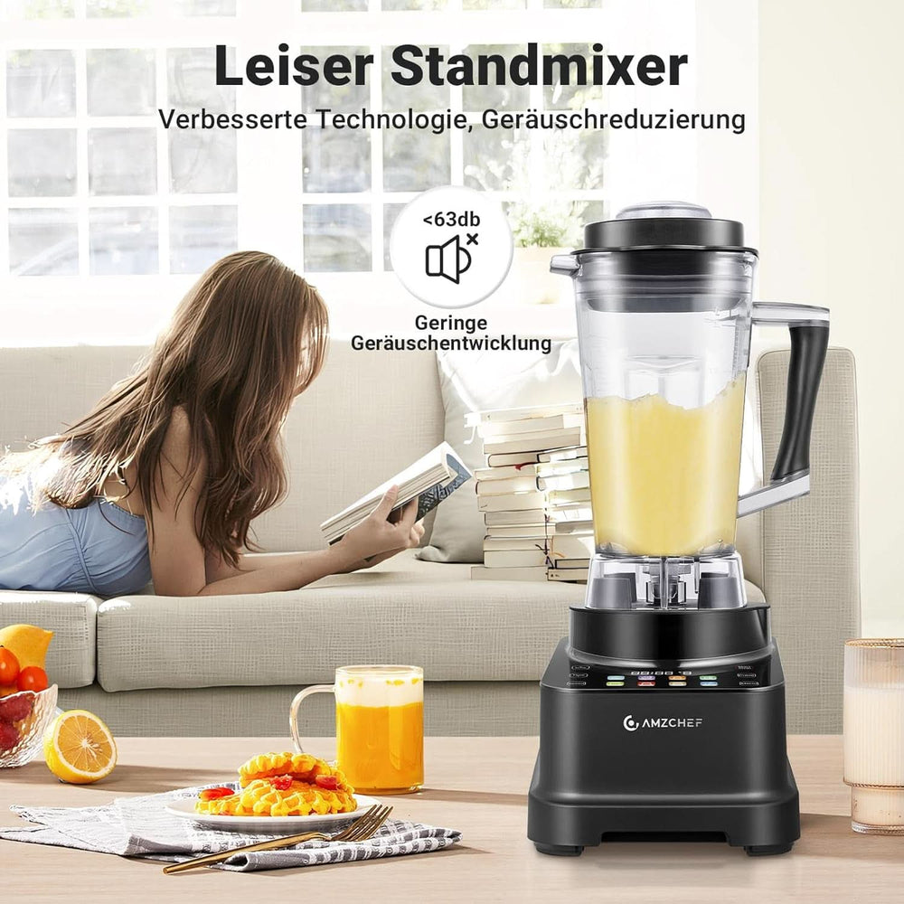 Blender AMZCHEF, 8 smarte menuer og 10 hastigheder, LCD touchskærm Køkken Naty Shop