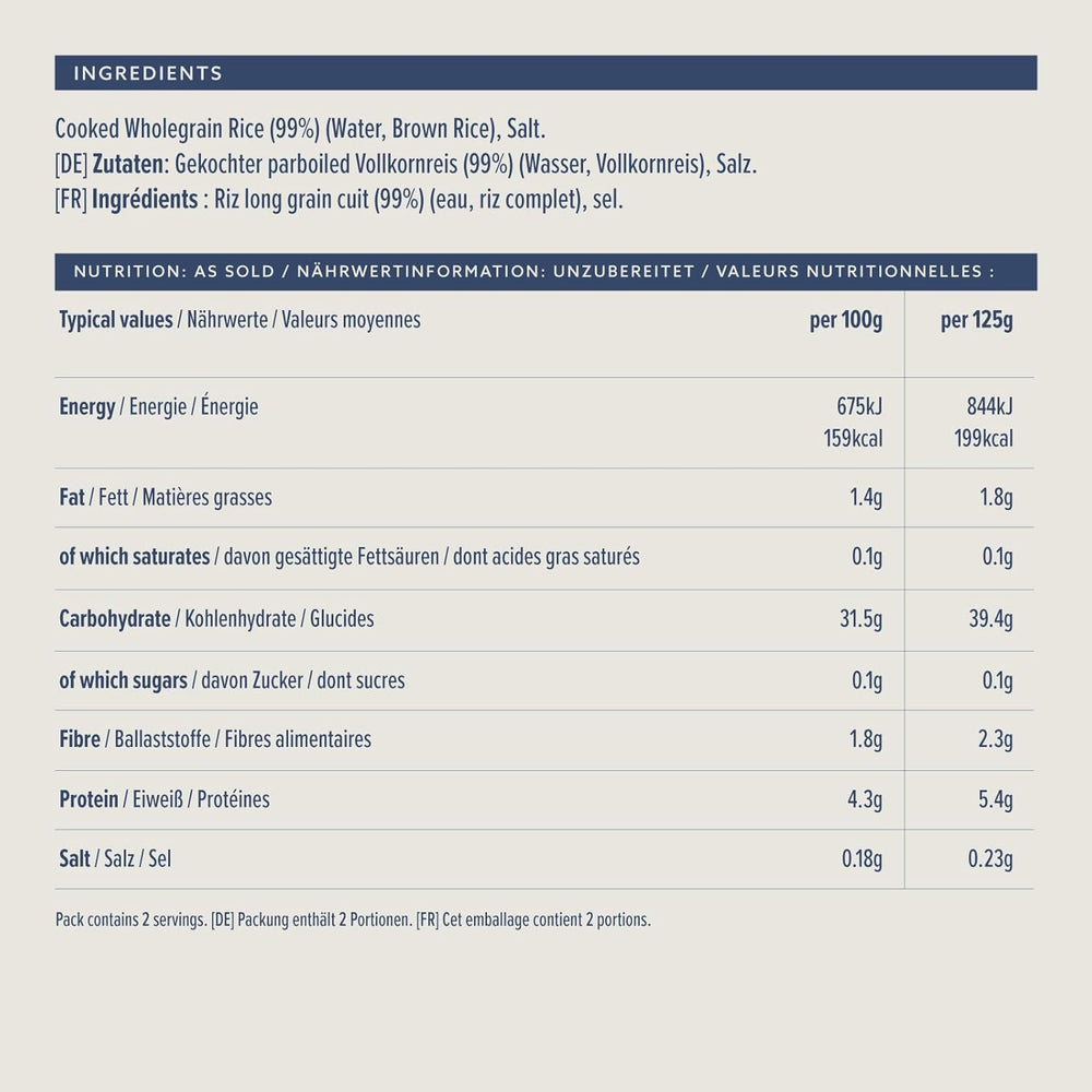 Brune ris fra Amazon, 250g