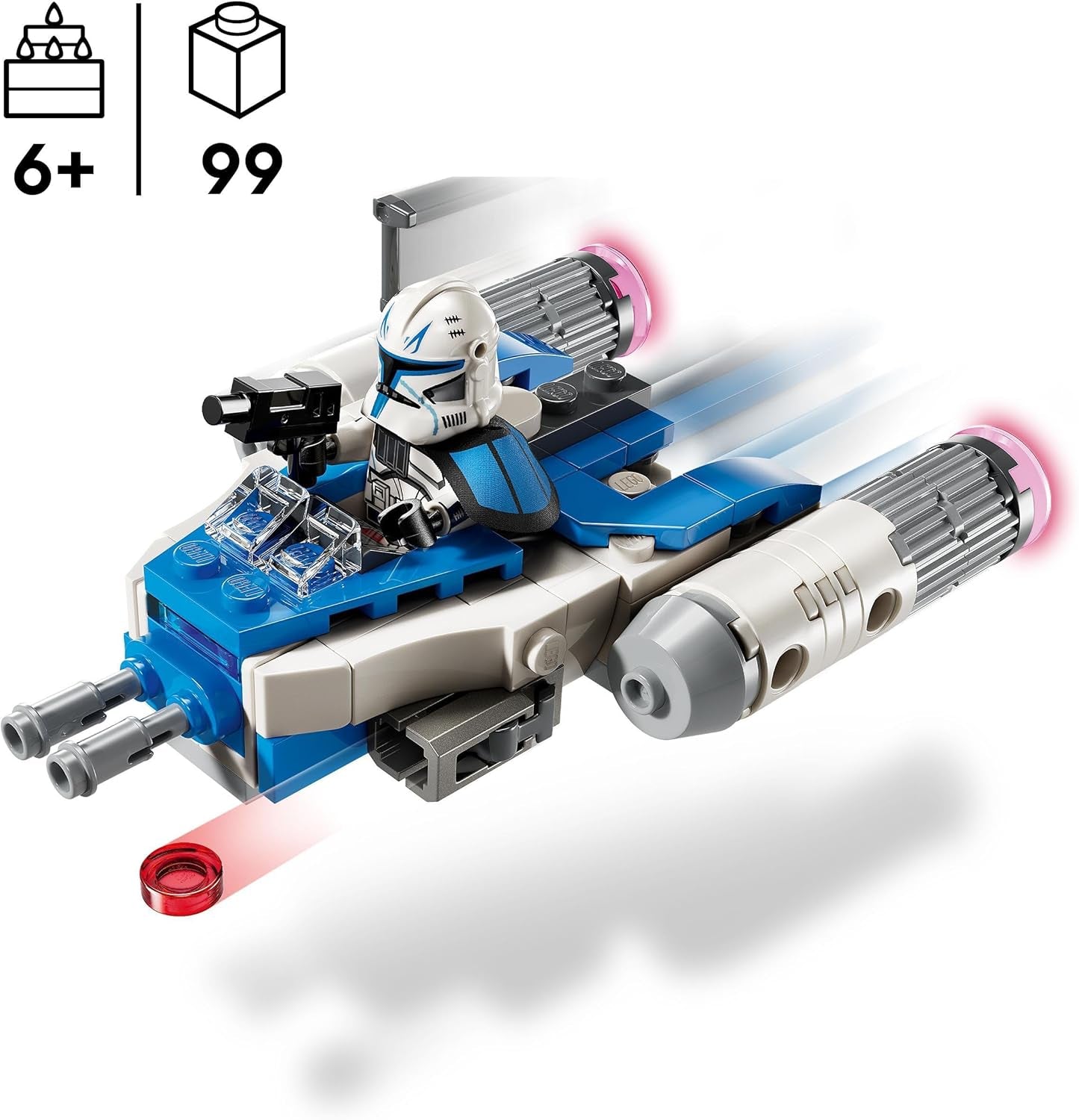 LEGO Star Wars Kaptajn Rex Y-Wing Microfighter Byggeklodser Samleobjekt Rumskib gaveidé til drenge og piger i alderen 6+ 75391 Byggesæt Besuche den LEGO-Store