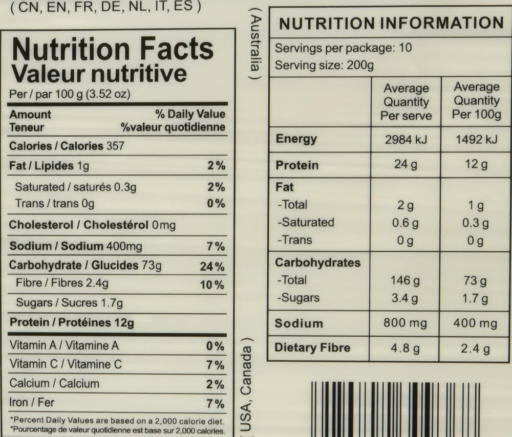 Hvedenudler (Shanghai), 1 pakke (1 x 2 kg)