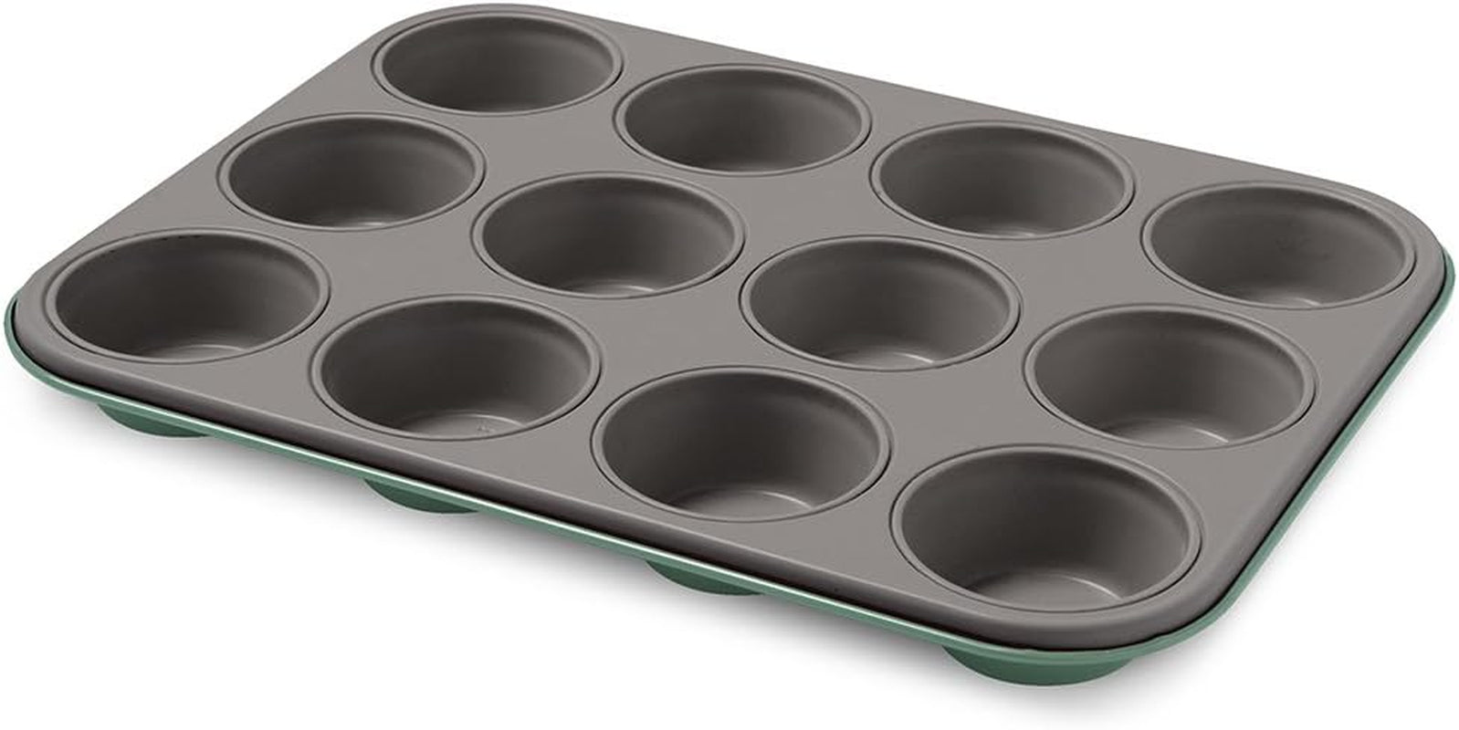 Blackstone Kuchenform 12 Muffins, Stahl, Schwarz/Grau Stein, 6 Einheiten Forme og bageplader Naty Shop 12 Muffins Linie Bon Ton