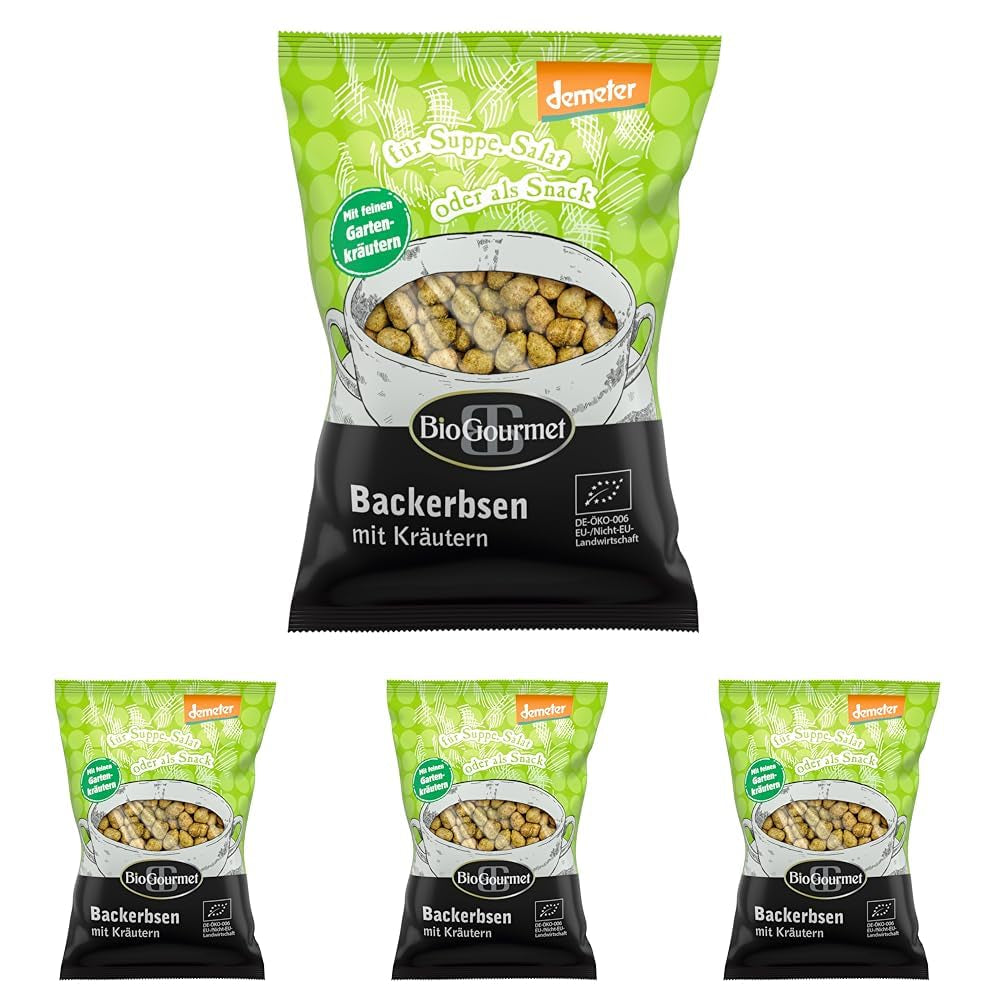 BioGourmet croutoner med krydderurter, til suppe, salat eller som snack, økologiske, Demeter, 100g