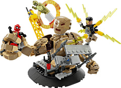 LEGO Marvel Spider-Man vs. Sandman: Showdown Superheltelegetøj med figurer inklusive firben og elektrorollespil Byggelegetøj Gave til actionentusiast drenge og piger 76280 Byggesæt Besuche den LEGO-Store