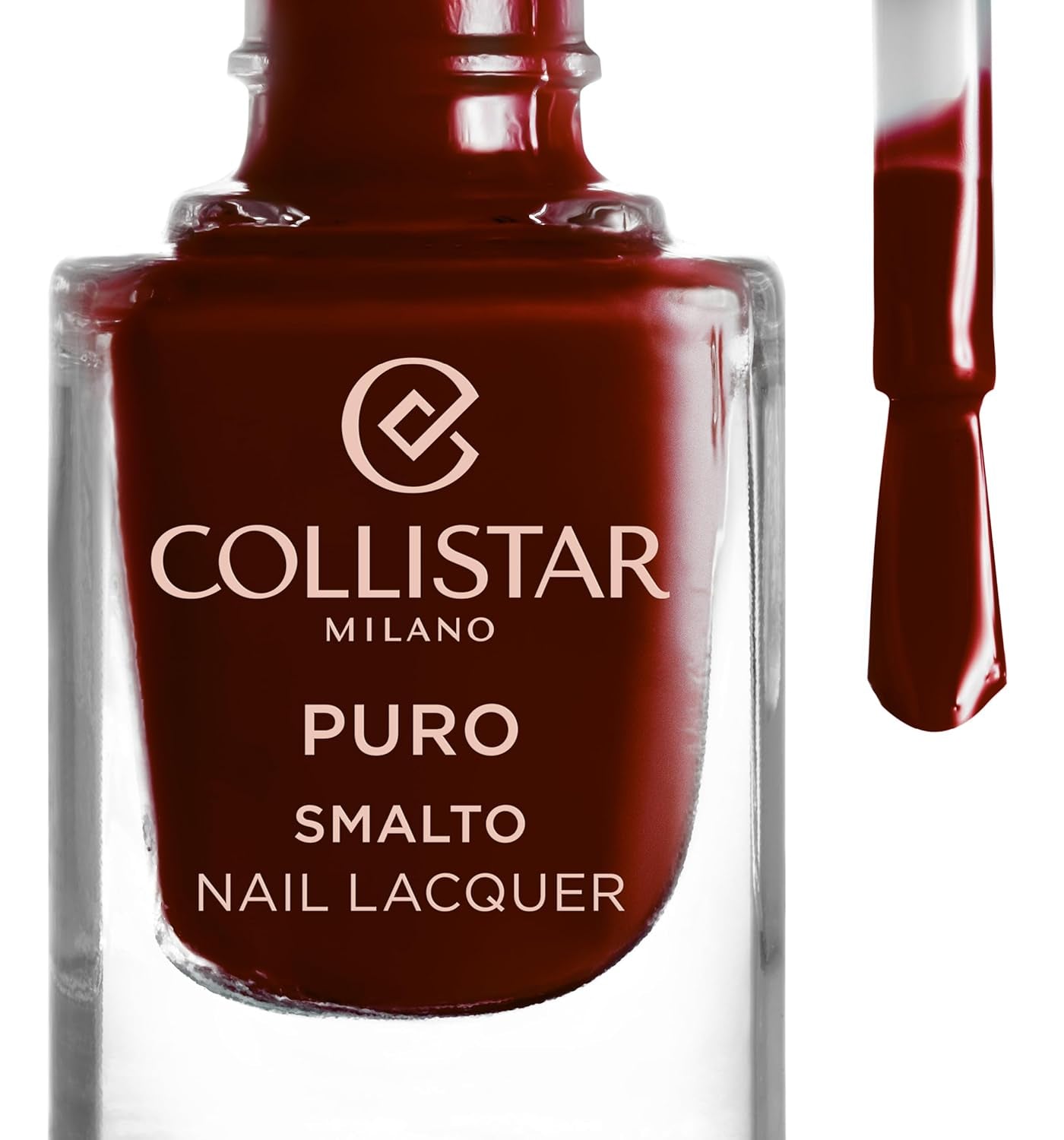 Collistar Puro Nail Lacquer langtidsholdbar med en skinnende finish, nr. 581 Rossonero 10 ml