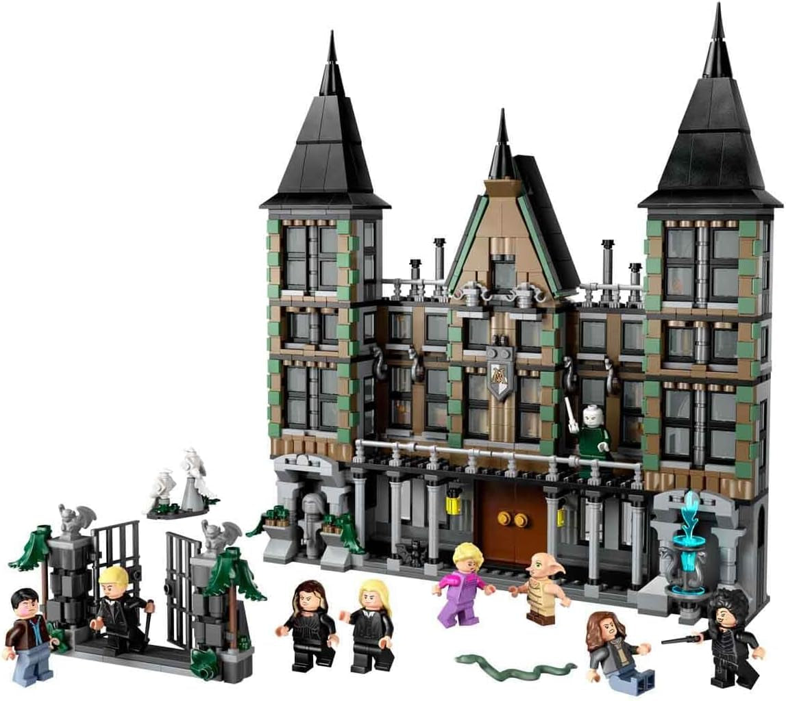 LEGO Harry Potter Malfoy Family Country Estate, fantastisk legetøj at samle og vise frem, gave til drenge, piger og fans af troldmandsverdenen, gaveide med 9 minifigurer 76453 Byggesæt Besuche den LEGO-Store