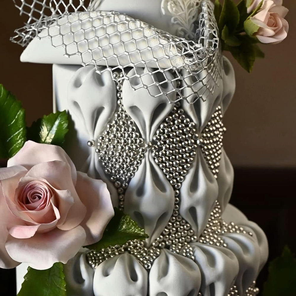 Katy Sue, formstøbt silikonetekstur, puff/skyer-dekor, 2 størrelser køkken Katy Sue