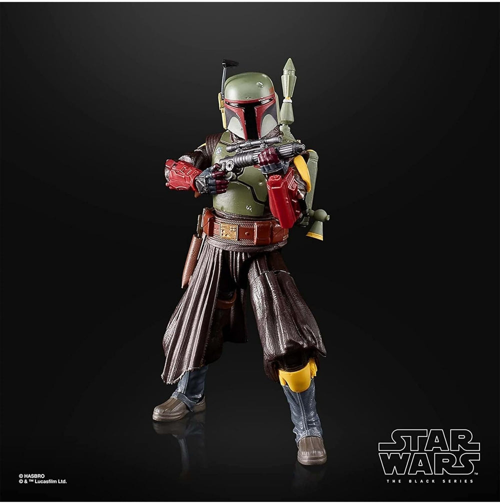 Star Wars Hasbro Seria Neagră Boba Fett (Camera Tronului): Cartea lui Boba Fett Figura de colecție, pentru copii 4+ ani, Multi, 15 cm înălțime Action figures Naty Shop