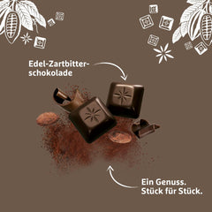 Schogetten mørk chokolade (50% kakao), 100 g