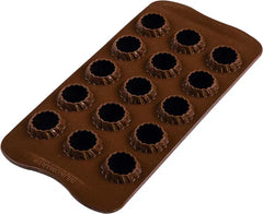 Silikomart 199384, Flame Chocolate 3D Form