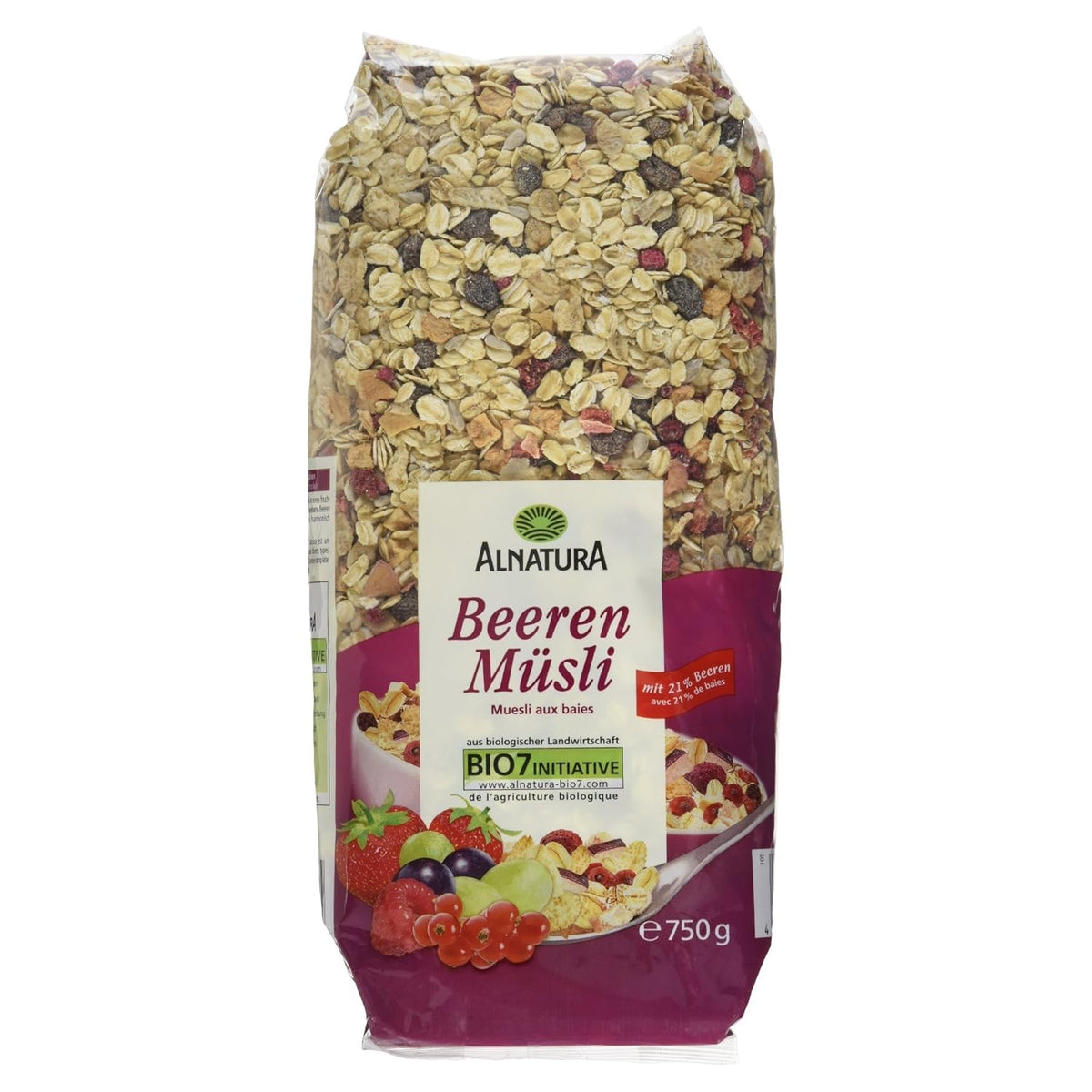 Økologisk müsli med skovfrugter, 750g