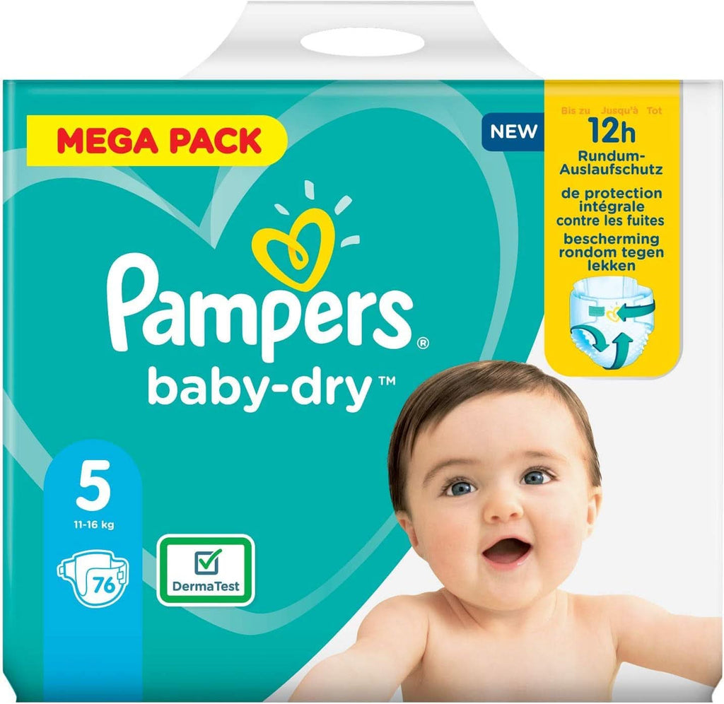 Scutece Pampers, versiunea clasica, diverse marimi Mama si Copilul Naty Shop 5 (152 buc)