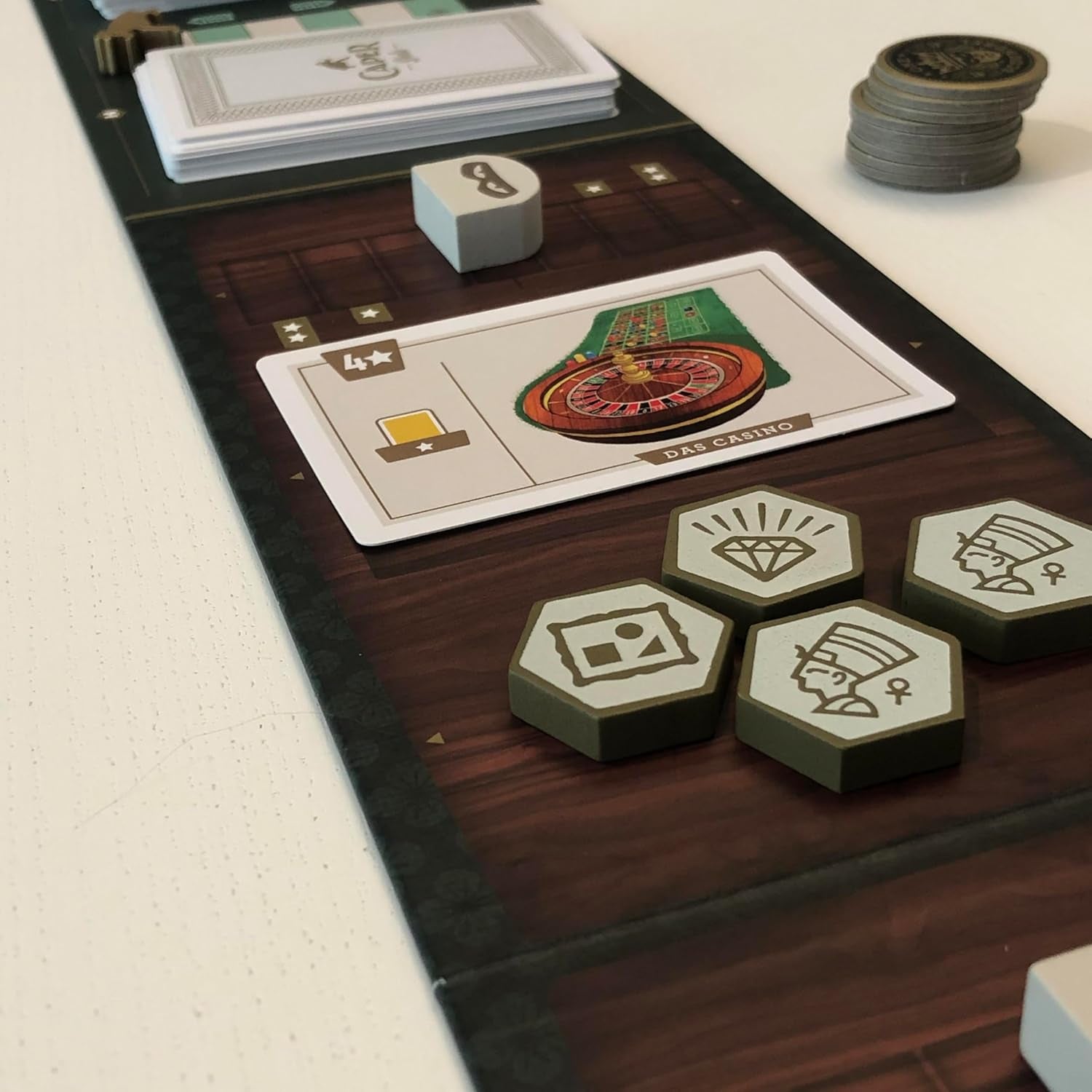 Feuerland Spiele Caper Europe Games, 216 mm x 216 mm x 70 mm, neutral/klassisk (sort, hvid, grå)