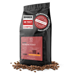 KING'S COFFEE - PRĂJIRE EXTREMĂ - Boabe de Espresso Intenso - aciditate foarte scăzută - prăjire în loturi mici din Italia - boabe de cafea pentru aparate complet automate și aparate cu portafiltru - 1 kg