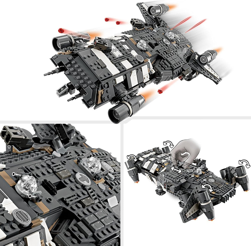 LEGO Star Wars: Skeleton Crew Onyx Cinder, bygbart og samleligt rumskibslegetøj til drenge og piger med 5 figurer, gaveide til fans fra 10 år 75374 Byggesæt Besuche den LEGO-Store