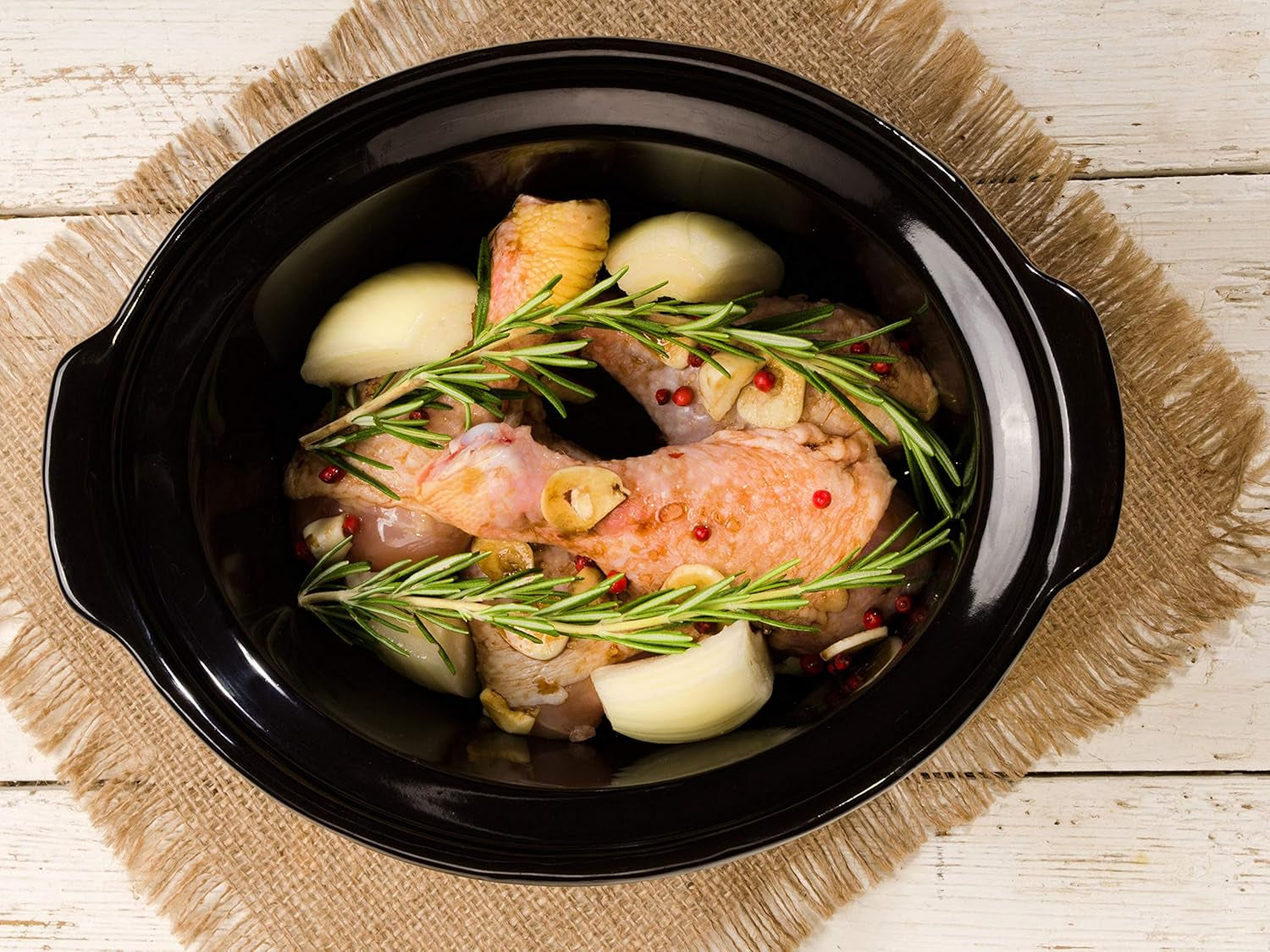 Beper BC.510 Slow Cooker, 280 W, 4,5 liter, keramisk glas, sort og stål Slow Cooker Naty Shop