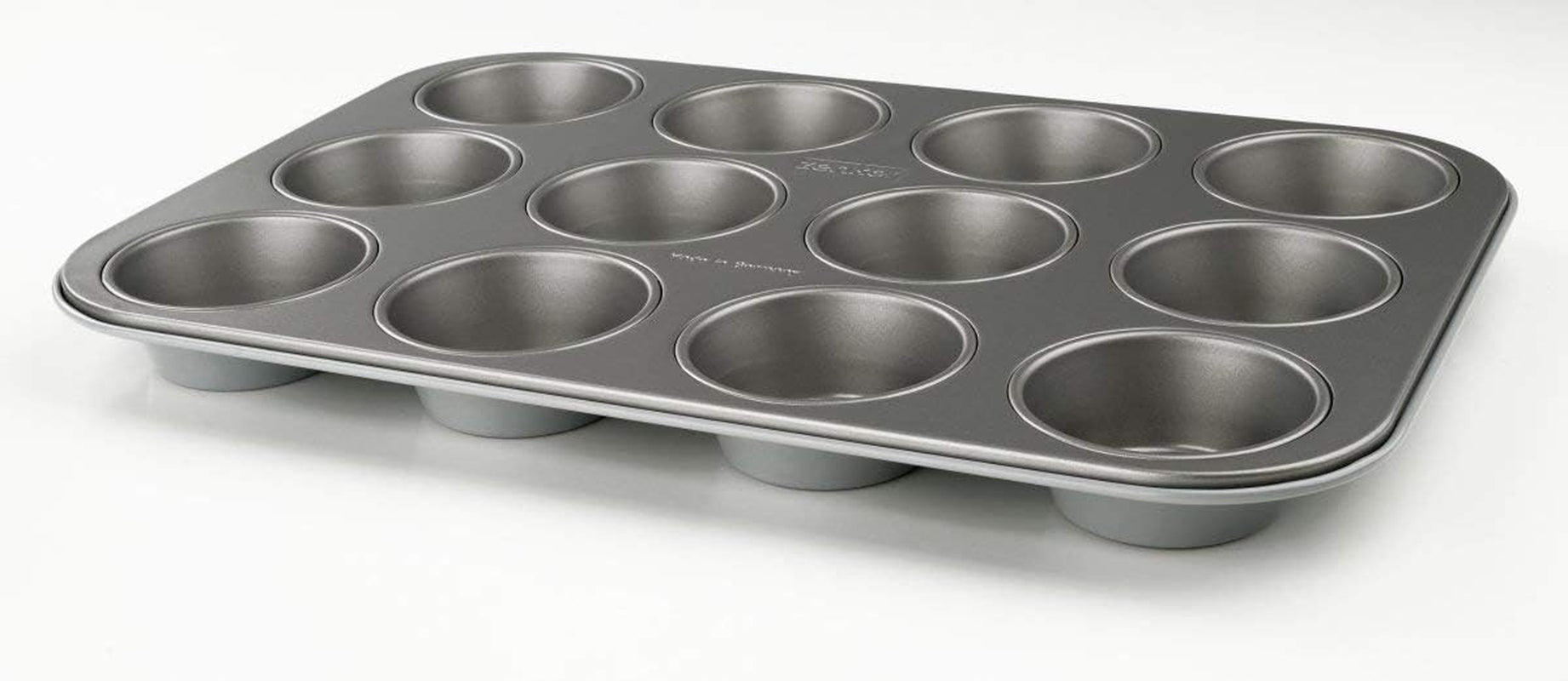 Muffinform Zenker med 12 bageforme (Ø 7 cm), til muffins og cupcakes, mål: 38,5 x 26,5 x 3 cm Bageforme og plader Naty Shop