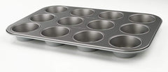 Muffinform Zenker med 12 bageforme (Ø 7 cm), til muffins og cupcakes, mål: 38,5 x 26,5 x 3 cm Bageforme og plader Naty Shop