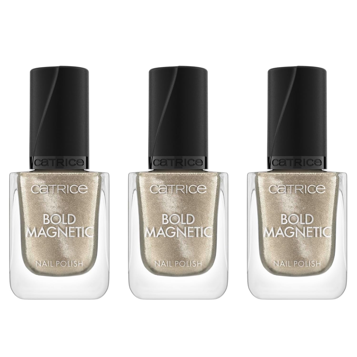 Catrice Bold magnetisk neglelak, nr. 030, guld, metallisk, vegansk, mikroplastikfri, parfumefri, parabenfri, 1 pakke (10,5 ml)
