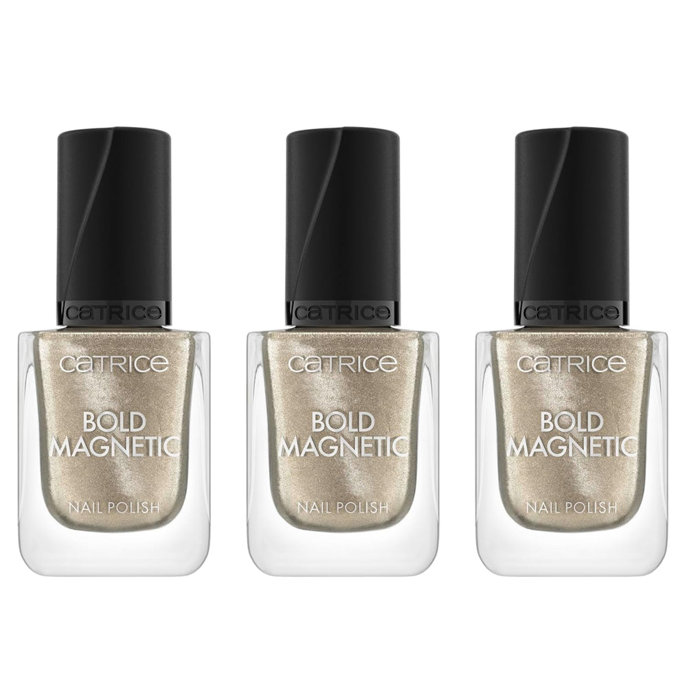 Catrice Bold magnetisk neglelak, nr. 030, guld, metallisk, vegansk, mikroplastikfri, parfumefri, parabenfri, 1 pakke (10,5 ml)
