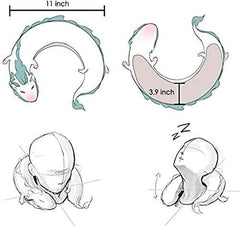 Sweet Little White Dragon, Chihiro Pernă pentru gât animație japoneză Perne ortopedice cervicale Naty Shop