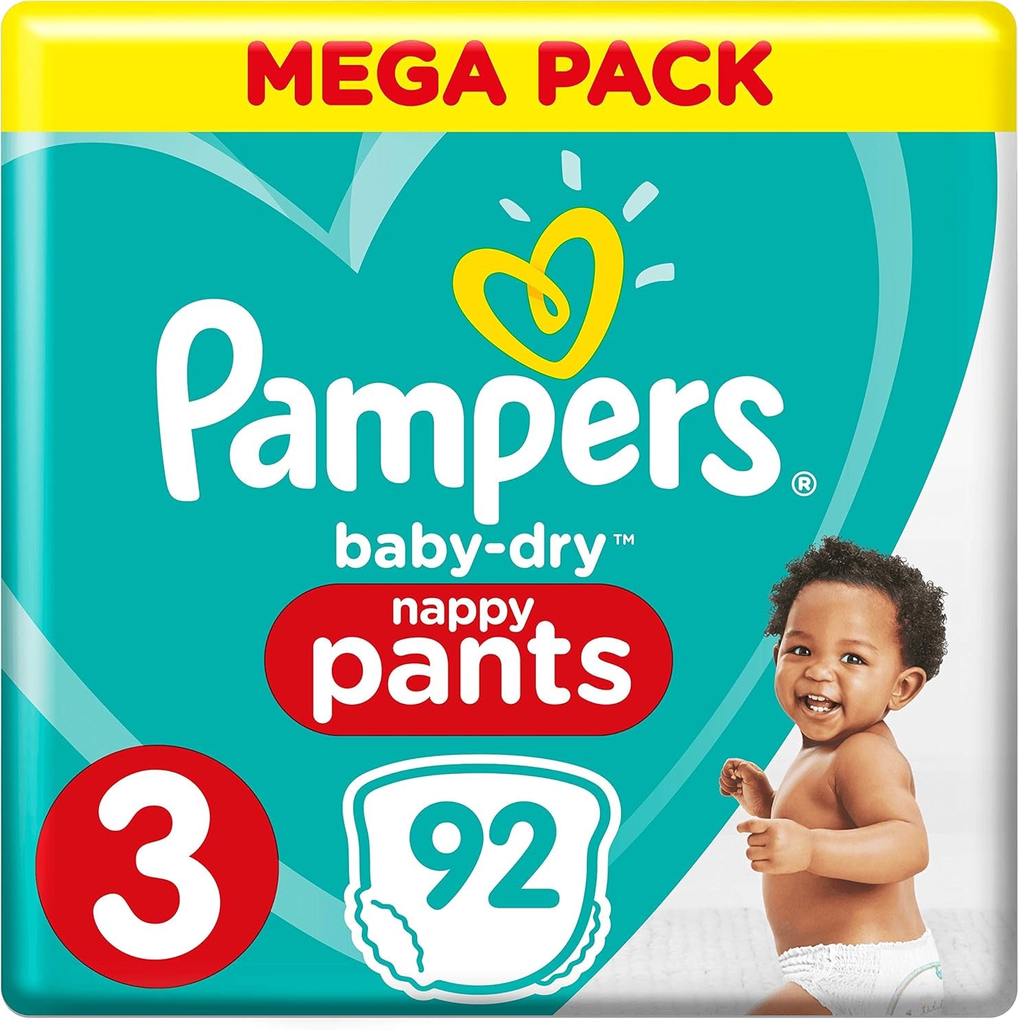 Bleer Pampers 81657566 Baby-Dry Bukser, hvide