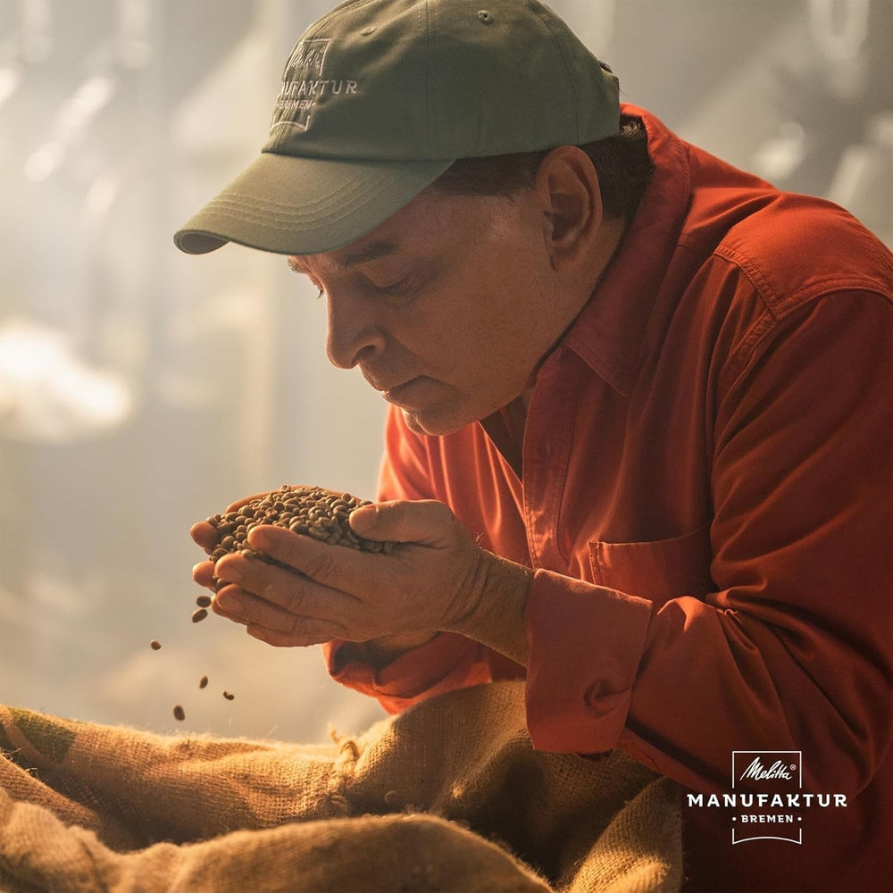 Melitta Manufaktur-Kaffee Guatemala honning, specialkaffe, 250 g, hele kaffebønner, umalet, enkelt oprindelseskaffe, delikat tromleristet, ristet i Tyskland, Strength 3 Coffee Naty Shop
