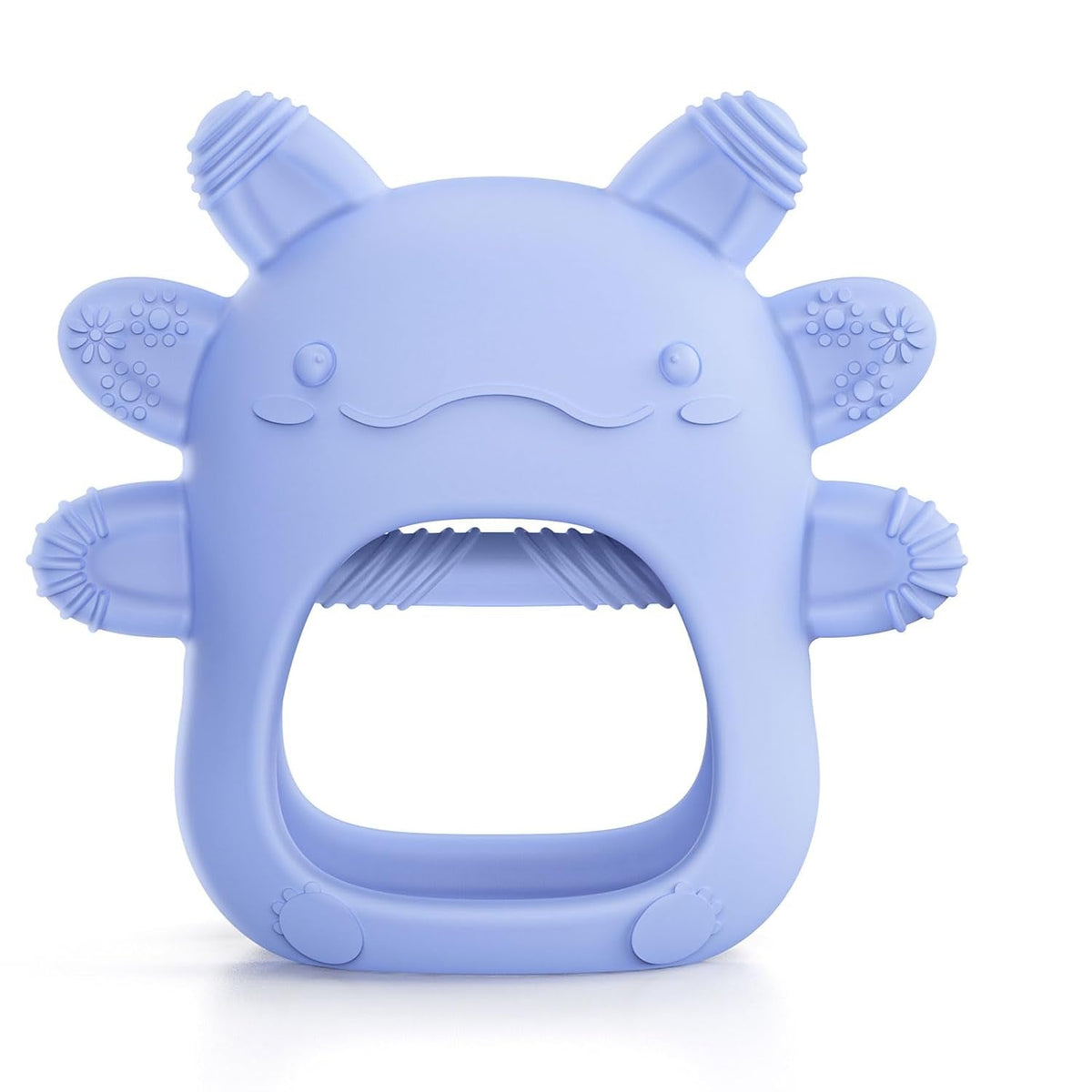 Inel de dentiție pentru bebeluși akolik, jucărie și ajutor pentru dentiție pentru 0, 3, 6 și 9 luni, inel de dentiție fără BPA pentru bebeluși, mănuși de dentiție, cadouri sigure pentru alimente pentru nou-născuți