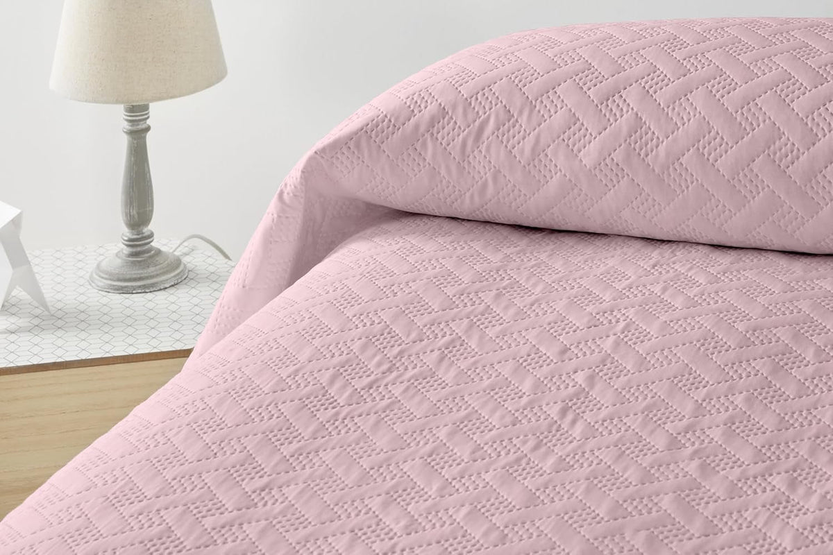 LISO - Sengetæppe til 105 Cm - Bouti Seng Sengetæppe - Forår og Sommer - 200X260 Cm - Pink Senge og Tæpper Besuche den Degrees home-Butik Pink Seng 105 Cm