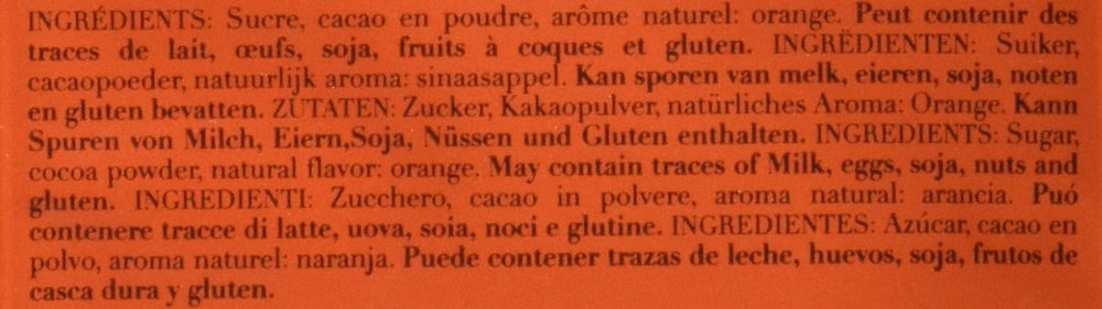 Drikkechokolade med appelsinsmag Café Tasse 20 poser, 1 pakke (1 X 400 G) Kakao og varm chokolade Naty Shop