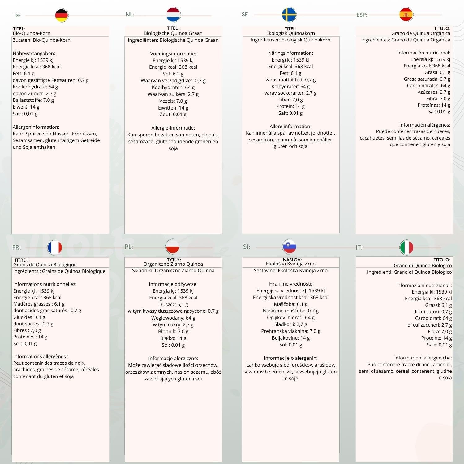 Wholefood Earth Organic Quinoa korn – 2 kg | Grusom | Ikke-GMO | Vegansk | Rig på fibre | Certificeret økologisk