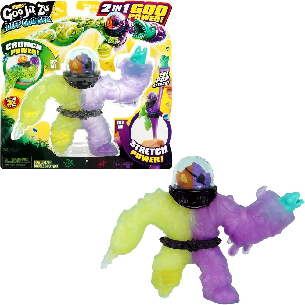 Heroes of GOO JIT To Deep GOO Sea - 16.5cm Tall Figure Tyro With 2-In-1 Slime Power; Super Stretchy And Stretchable Action figures Naty Shop Respirație de castron
