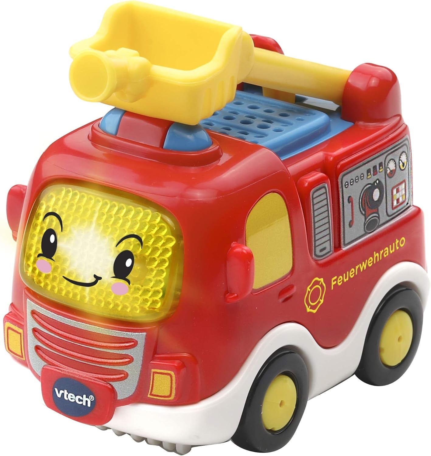 Vtech TUT TUT Baby Flitzer - Poliția - Pentru 1-5 ani & TUT TUT Baby Flitzer - Mașina de pompieri - Mașină de jucărie cu muzică, buton luminos, propoziții și sunete interesante - Pentru 1-5 ani Jucarii Bebe Naty Shop