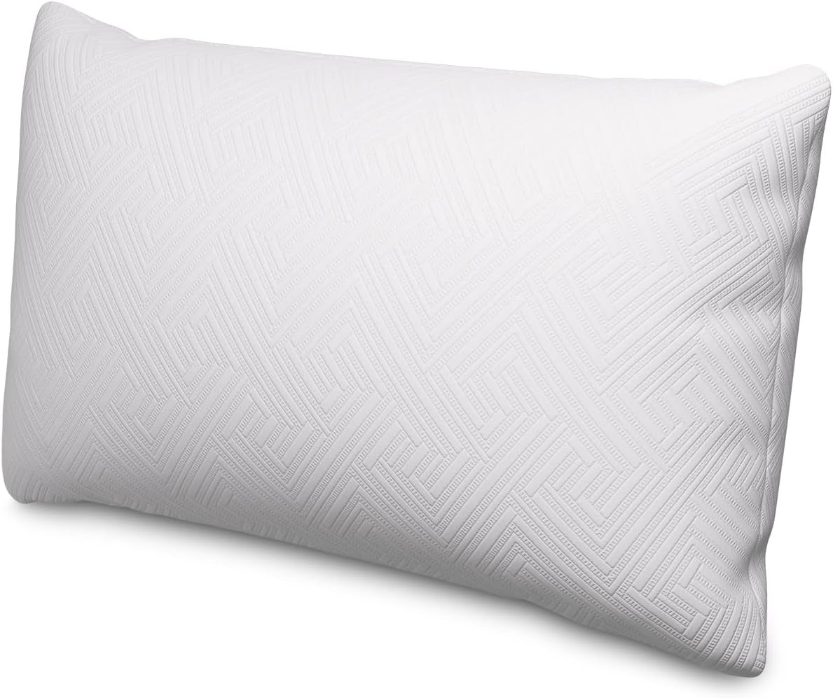 Novilla Pillow 65X65 Set de 2, 2800G (1400Gx2) Pernă reglabilă în înălțime Pernă pătrată de dormit Pernă albă de pat cu zip față de pernă lavabilă Perne standard Naty Shop Seria 13 45X70Cm (1 bucată)