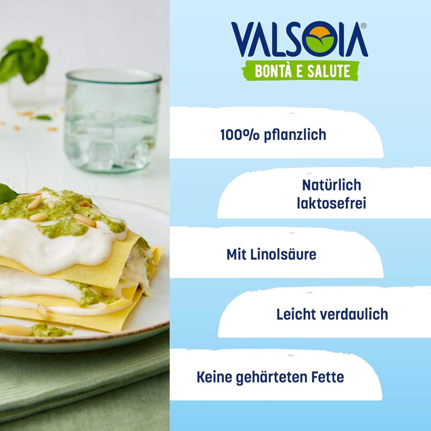 Béchamel balsam, Laktosefri Béchamel, Alsidig i madlavning, Ideel til veganere og vegetarer, 6 x 200 ml