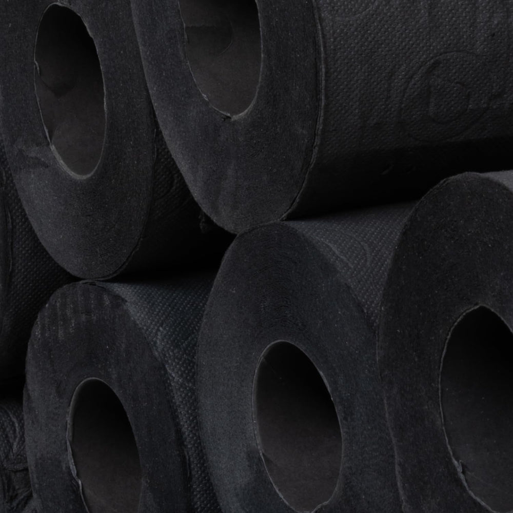 Hârtie igienică Renova Black Label de culoare neagră ( 6 role )