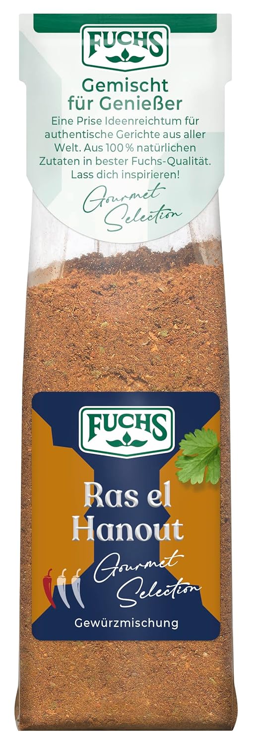 Fuchs Spices Gourmet Selection Mellemøsten/Afrika - Couscous og Bulgur Krydderiblanding Genopfyldelig krydderiblanding til krydderier Bulgurretter Vegansk 55g