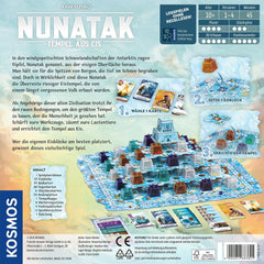 KOSMOS 683801 Nunatak - Temple of Ice, Familiespil, Cool 3D Setup, 3D Ice Game Brikker, Strategispil, Brætspil, Festspil
