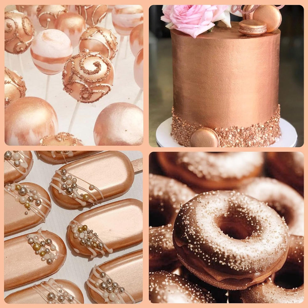 Spiselig glitter, pudder, forskellige farver, 30 gram Naty Shop